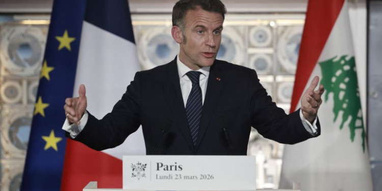 ماكرون يحذر من احتلال لبنان ويدعو للاعتراف بدولة فلسطين