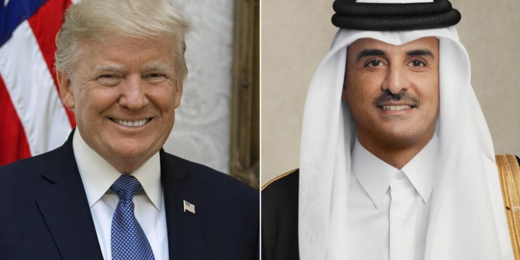 أمير قطر يتلقى اتصالا من ترمب ويشدد على خفض التصعيد بالمنطقة