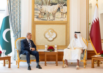 أمير قطر يلتقي رئيس وزراء باكستان لبحث خفض التصعيد بالمنطقة