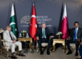 أمير قطر يلتقي أردوغان ورئيس وزراء باكستان في أنطاليا