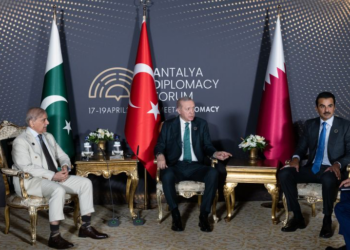 أمير قطر يلتقي أردوغان ورئيس وزراء باكستان في أنطاليا