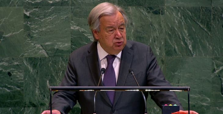 غوتيريش: نشهد تصعيدا خطيرا والعالم لا يمكنه تحمل حرب نووية