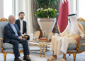 أمير قطر يلتقي وزير الداخلية الإيراني لبحث تطورات الأوضاع بالمنطقة