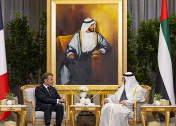 محمد بن زايد وماكرون يشهدان إعلان إطار عمل الشراكة الدفاعية